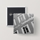 Europa, Österreich, Salzburg. Mozarts Geburtsort 2 Button (Vorne & Hinten)