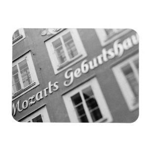 Europa, Österreich, Salzburg. Mozarts Geburtsort  Magnet
