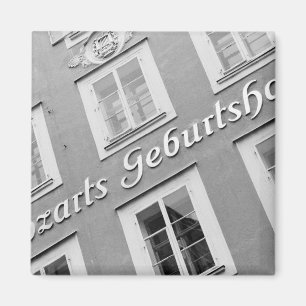 Europa, Österreich, Salzburg. Mozarts Geburtsort Magnet