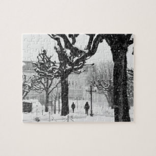 Europa, Österreich, Salzburg. Winter, Puzzle