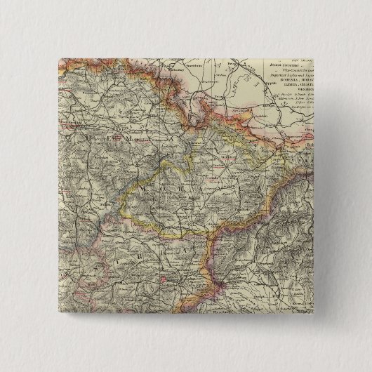 Europa, Österreich, Tschechische Republik Button (Vorderseite)