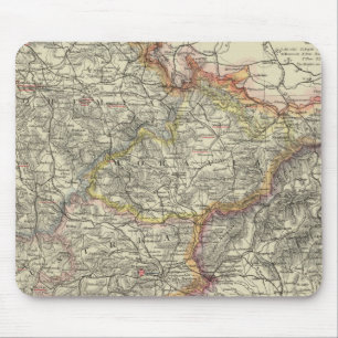 Europa, Österreich, Tschechische Republik Mousepad