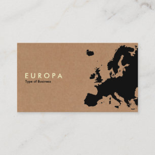EUROPA - Pappe Visitenkarte