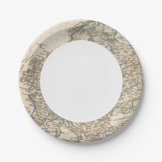 Europa Pappteller (Vorderseite)