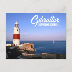 Europa Point Lighthouse in Gibraltar Postkarte