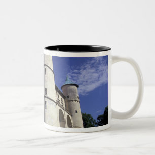 EUROPA, Polen, Karpaten, Nowy Wisnicz Zweifarbige Tasse