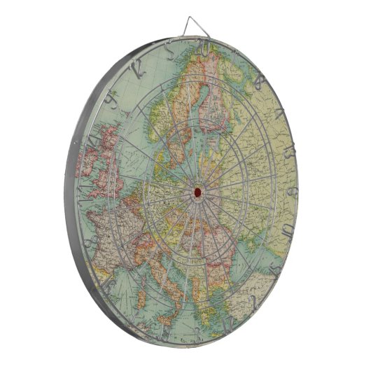 Europa - politisch dartscheibe (Vorderseite Links)