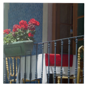 Europa, Portugal. Historische Stadt Sintra. Fliese