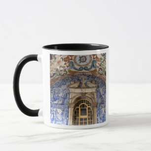 Europa, Portugal, Obidos. Farbige Architektur Tasse