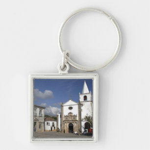 Europa, Portugal, Obidos. Kirche Santa Maria in Schlüsselanhänger