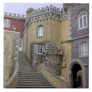 Europa, Portugal, Sintra. Die Pena National 2 Fliese