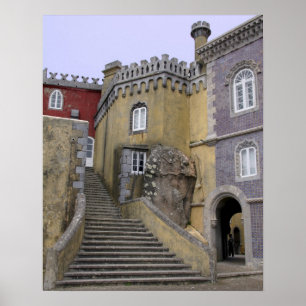 Europa, Portugal, Sintra. Die Pena National 2 Poster