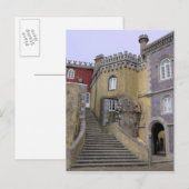 Europa, Portugal, Sintra. PENA National 2 Postkarte (Vorne/Hinten)