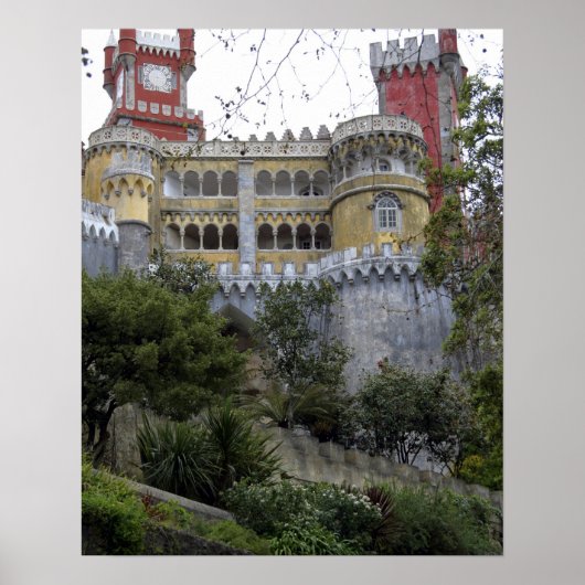Europa, Portugal, Sintra. PENA National 3 Poster (Vorne)