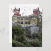 Europa, Portugal, Sintra. PENA National 3 Postkarte (Vorne/Hinten)