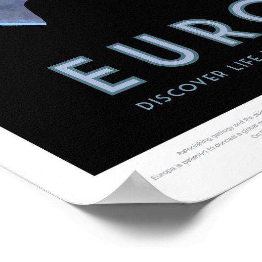 Europa Poster (Ecke)