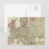 Europa Postkarte (Vorne/Hinten)