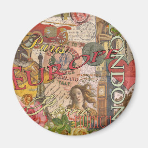 Europa Reise Vintage Europäisch Paris Frankreich K Magnet