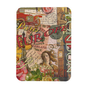 Europa Reise Vintage Europäisch Paris Frankreich K Magnet