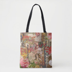 Europa Reise Vintage Europäisch Paris Frankreich K Tasche