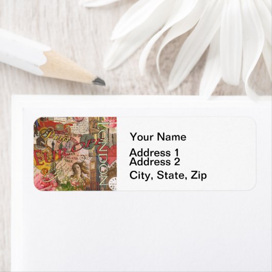 Europa Reisen Vintag Paris Frankreich Kunst (Insitu)