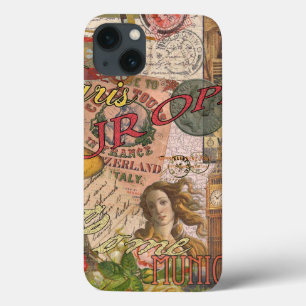 Europa Reisen Vintag Paris Frankreich Kunst Case-Mate iPhone Hülle
