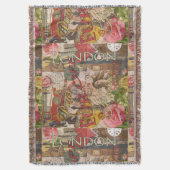 Europa Reisen Vintag Paris Frankreich Kunst Decke (Vorderseite Vertikal)