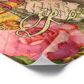 Europa Reisen Vintag Paris Frankreich Kunst Poster (Ecke)