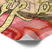 Europa Reisen Vintag Paris Frankreich Kunst Poster (Ecke)