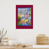 Europa Reiseplakat Poster (Küche)