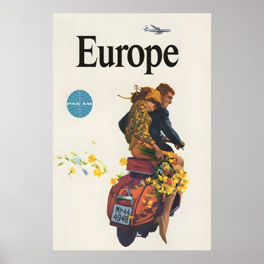 Europa-Reiseposter Poster (Vorne)