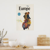 Europa-Reiseposter Poster (Küche)