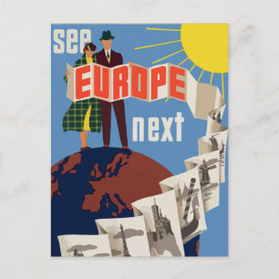 Europa-Reisepostkarte Postkarte