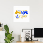 Europa Rocks! Poster - passen Sie sich an! (Heimbüro)
