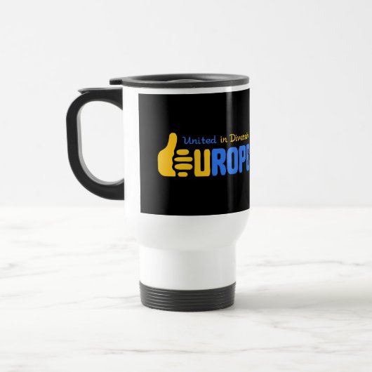 Europa Rocks! Tasse - wählen Sie Stil & Farbe (Links)