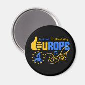 Europa rockt! Magnet (Vorderseite/Rückseite)