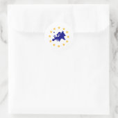 Europa Runder Aufkleber (Tasche)