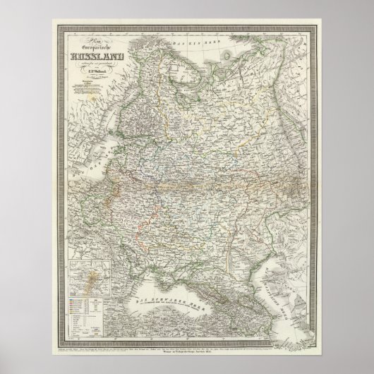 Europa - Russland Poster (Vorne)