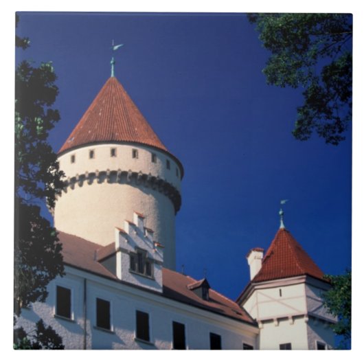 Europa, Schloss Konopiste, Tschechische Republik,  Fliese (Vorderseite)