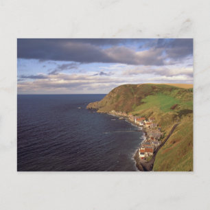 Europa, Schottland, Aberdeen. Luftansicht von Postkarte
