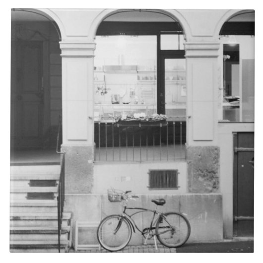 Europa, Schweiz, Bern. Kramgasse-Gebäude Fliese (Vorderseite)