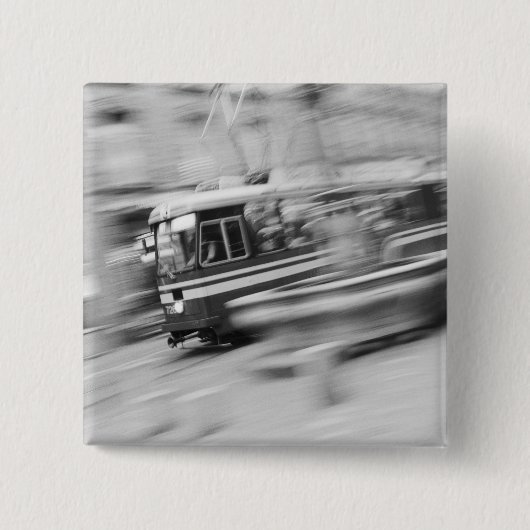 Europa, Schweiz, Bern. Straßenbahn, Marktgasse 2 Button (Vorderseite)