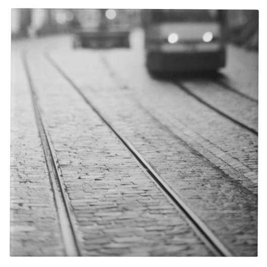 Europa, Schweiz, Bern. Straßenbahnen, Fliese (Vorderseite)
