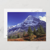 Europa, Schweiz, Eiger. Herbstfarben gibt es Postkarte (Vorne/Hinten)