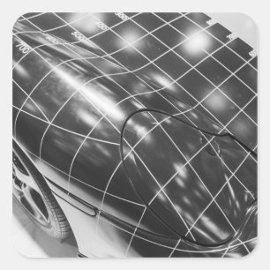 Europa, Schweiz, Genf. Genfer Motor Show, 3 Quadratischer Aufkleber