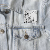 Europa, Schweiz, Luzern. Fahrradanzeige, Button (Beispiel)