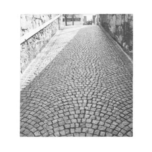 Europa, Schweiz, Zürich. Cobbled Street Notizblock