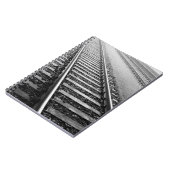 Europa, Schweiz, Zürich. Gleise Notizblock (Linke Seite)