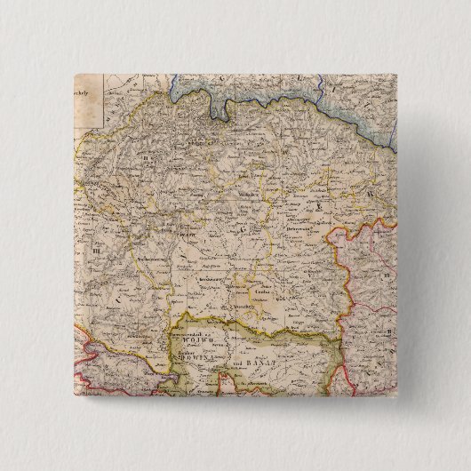 Europa, Slowakei, Ungarn Button (Vorderseite)