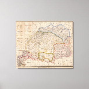 Europa, Slowakei, Ungarn Leinwanddruck
